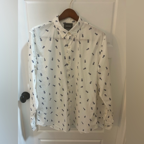 Bonobos Button Down Pineapple Shirt - Picture 1 of 3
